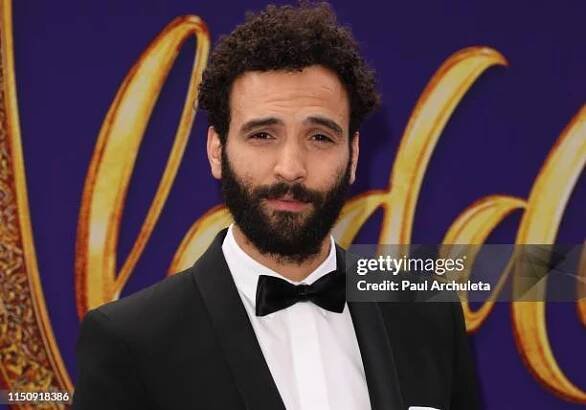 Actor Marwan Kenzari attends the premiere of Disney's 
