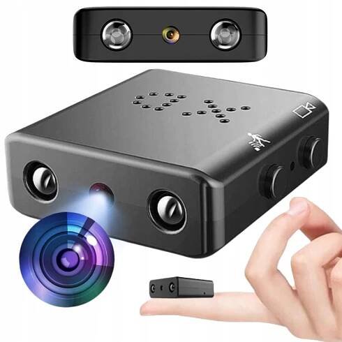 MINI SKRYTÁ ŠPIONÁŽNÍ KAMERA S POHYBOVÝM SENZOREM DETEKCE NA FULL HD KARTU