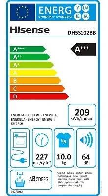 DH5S102BB SUŠIČKA PRÁDLA HISENSE