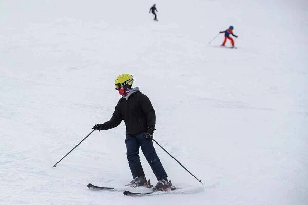Ski areál Myšák, 8. února 2025, Karlov pod Pradědem.