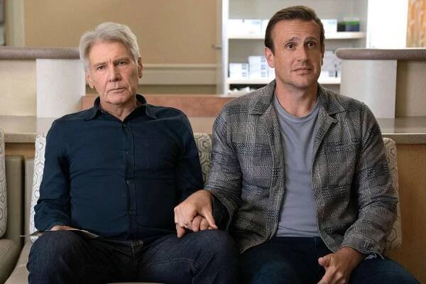 Harrison Ford and Jason Segel in "Shrinking," 