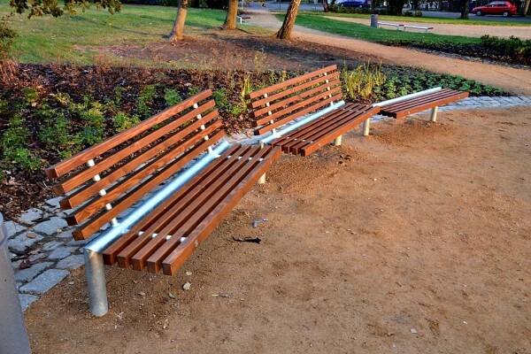 Liberec - Lidové sady - Městský mobiliář STREETPARK