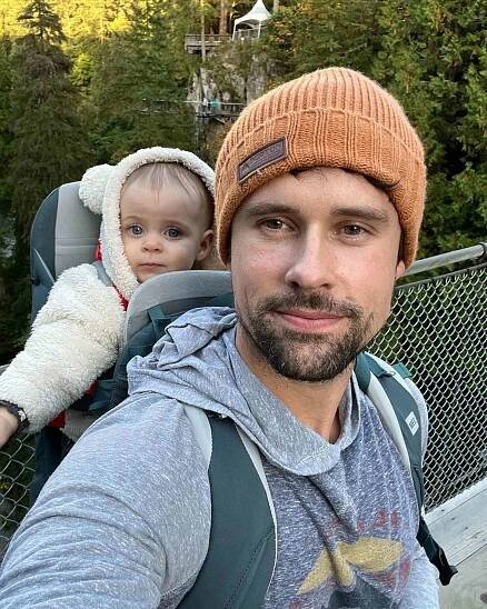 Benjamin Hollingsworth and his daughter Juniper Bloom Hollingsworth.