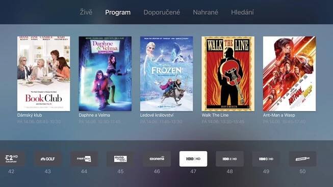 DIGI pro Apple TV sekce program 1