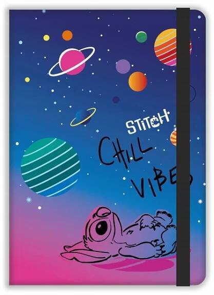 Notes A5 80 k. linka s gumičkou Disney Black Stitch vzor 3 CoolPack, Patio