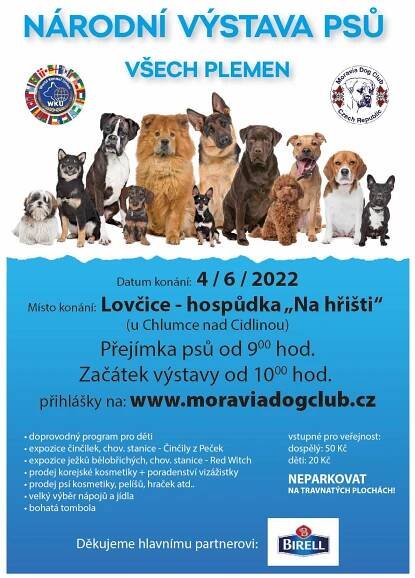 Národní výstava psů všech plemen v Lovčicích: Lovčice