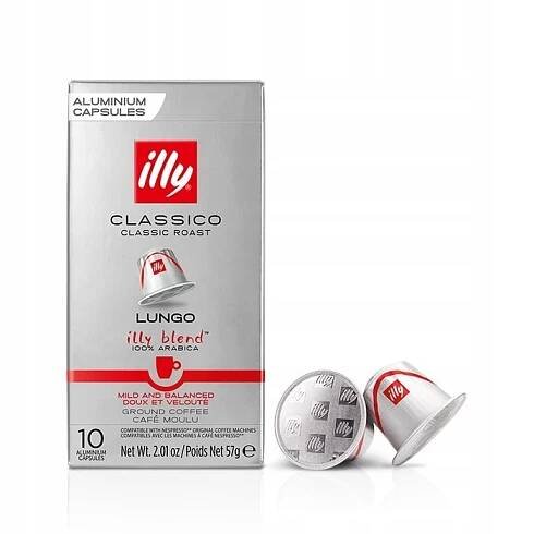 Kapsle illy LUNGO pro Nespresso 10 ks