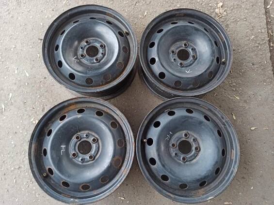 Plechové disky 6Jx15" 4x98 ET40 Fiat 500 / Idea / Ford KA 2 / Lancia