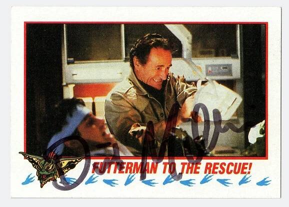 Signed Gremlins 2 movie trading card