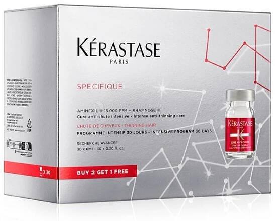 Kérastase Specifique Aminexil Force R Set - Kúra proti padání vlasů 30x6 ml + Genesis vzorky 2x10ml Dárková sada