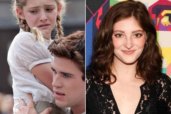 Willow Shields and Liam Hemsworth in 'The Hunger Games'; Willow Shields 