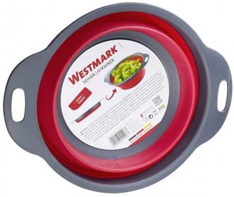Skládací sítko, plastové, 22 cm, "Maxi", červená - Westmark | KitchenShop