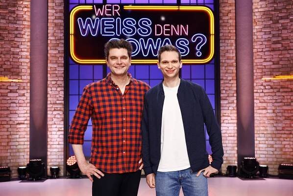 Spaß-Reporter Fabian Köster und Lutz van der Horst bei "Wer weiß denn sowas?" - Das Wissensquiz vom 10....