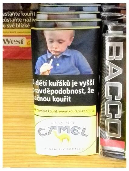 Cigaretový tabák uzavíratelný sáček Camel 30g