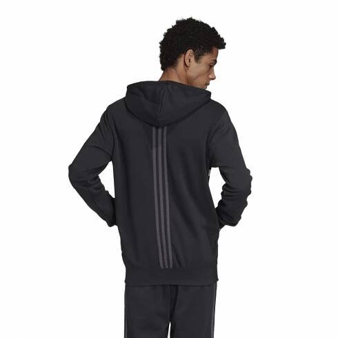 ADIDAS JUVENTUS FC 3S FZ MIKINA PÁNSKÁ - Černá, Bílá č.2