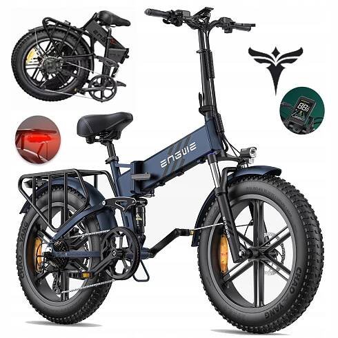 Engwe ENGINE PRO-2.0 Skládací elektrické vozidlo 1200W 32KM/H 16AH 110km +dárek