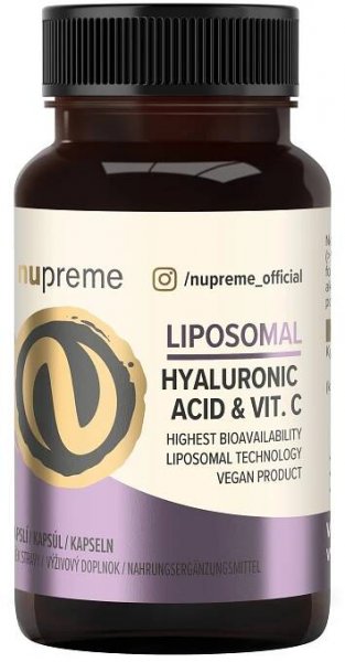 Nupreme Liposomal kyselina hyaluronová + Vitamin C 30 kapslí