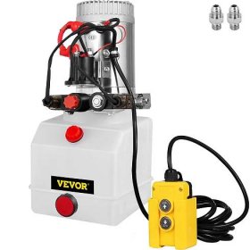 VEVOR DC12V 3L Double Acting Hydraulic Pump Power Supply Pack Unit 3200 PSI Max