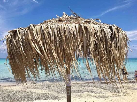 Chrissi Island die unbewohnte Insel südlich von Kreta