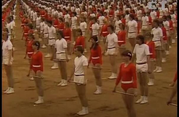Československá Spartakiáda 1980 učňovská mládež_PetrS 3 ̈40 - 9 ̈37 - 14 ̈40