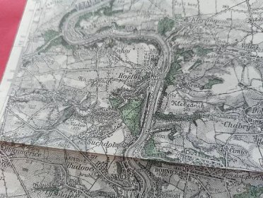 Stará mapa Praha + okolí-východ - Brandýs Čelákovice Úvaly Uhříněves - Staré mapy a veduty