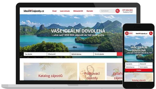 Ideální zájezdy - katalog cestovní agentury