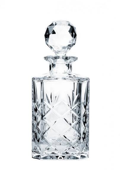 Křišťálová karafa s elegantním vzorkem Crystal BOHEMIA