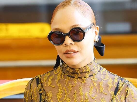 Tessa Thompson Nailed the Ultra-Sheer Dress Trend, Then Added Pants—See Pics