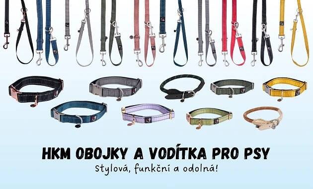 Obojky a vodítka pro psy