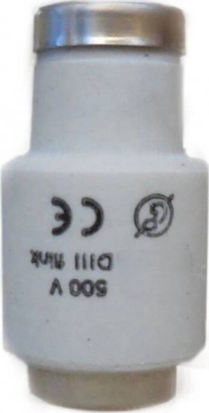 Pojistková patrona E33 DIII DZ 500V 35A od 23 Kč