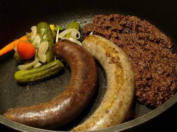Jaternice - krvavničky - zabíjačková kaša