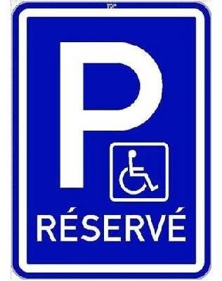 Dopravní značka IP12 + O1 - Vyhrazené parkoviště pro invalidu
