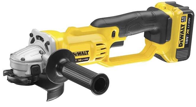 DCG412M2 DeWALT Aku úhlová bruska 125 mm XR 18 V Li-Ion 2x 4,0 Ah