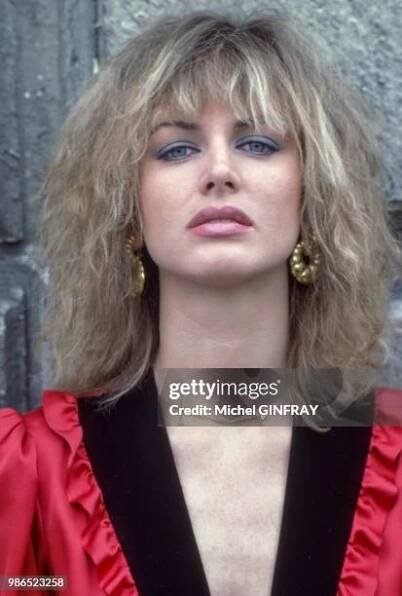 Actrice italienne Dalila Di Lazzaro à Paris en juillet 1980, France.