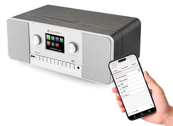 Internetové rádio GoGEN IR 257 BTDAB, aplikace Undok