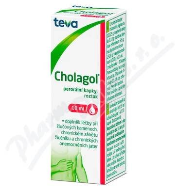 Cholagol gtt.1x10ml - lékárna s rozvozem po Ostravsku a Těšínsku