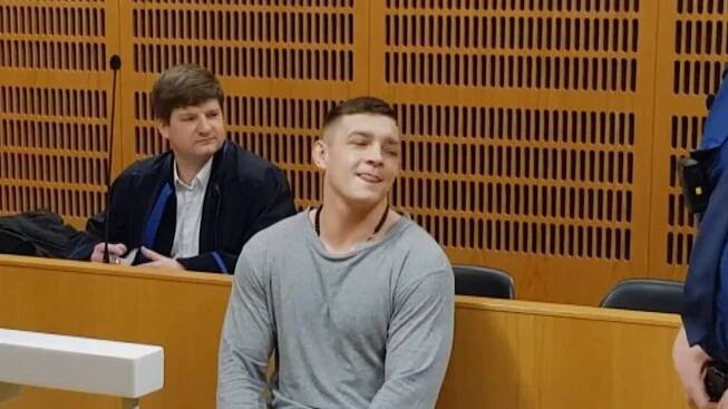 Zápasník Tadeáš „Mawar“ Růžička před soudem (25. 2. 2025)