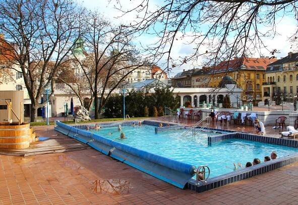 Gellert lázní v Budapešti — Stock obrázek