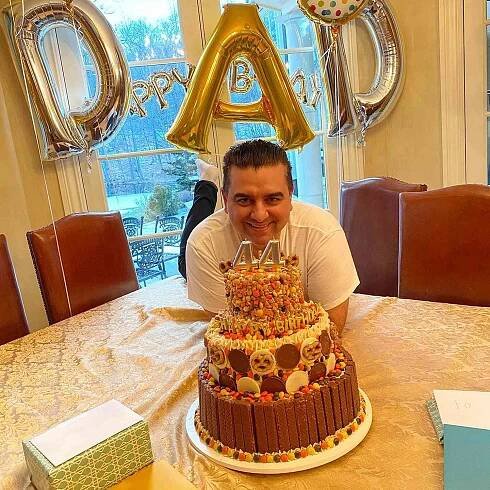 Buddy Valastro Celebrates His 44th Birthday with an 'Amazing' Reese's Cake Made by Wife Lisa