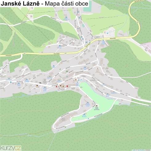 Janské Lázně - mapy | Kurzy.cz