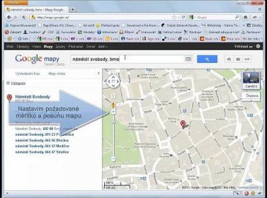 Google mapy - Zjištění GPS souřadnic