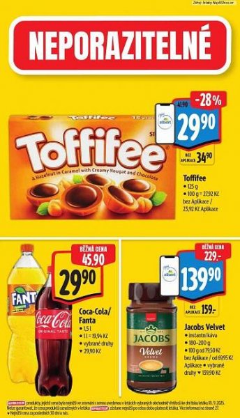 Leták Albert supermarket (24. 9. - 30. 9. 2025) - strana 5 z 44