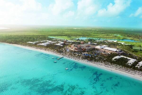 Barcelo Bavaro Palace All Inclusive (Adults Only) Exterior photo Aerial view of the resort