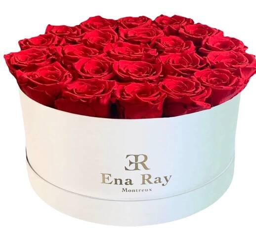 Rose éternelle fleuriste | bon prix ᐅ Fleurs stabilisées vente ligne • Ena Ray • Livraison en Suisse