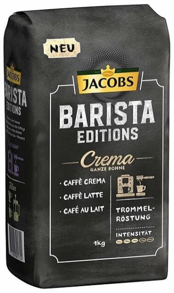 Jacobs Barista Editions Crema zrnková 1 kg od 353 Kč