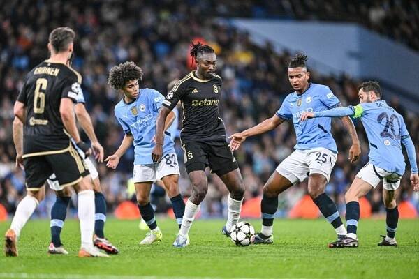 Fotbalisté Sparty na hřišti Manchesteru City bodovat nedokázali, s anglickým mistrem prohráli 5:0