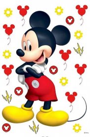 Samolepicí dekorace Mickey Mouse 42,5 x 65 cm