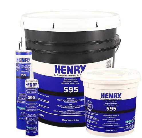 HENRY® 595 Cove Base Adhesive