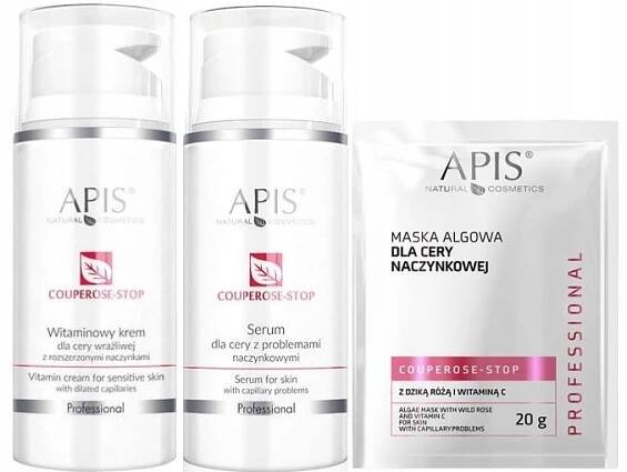 Apis Sada Couperose-Stop Cévní pleť Erytém Rosacea