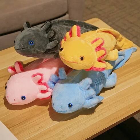 Plyšové zvířátko Axolotl 45/80 cm